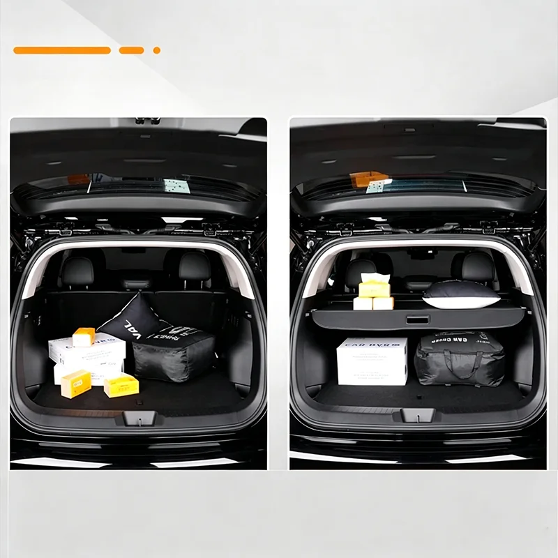 Car Trunk Cargo Cover For GWM New HAVAL H7 2025 2026 Curtain Rear Luggage Carrier Retractable Partition Baffle Plate Accessories