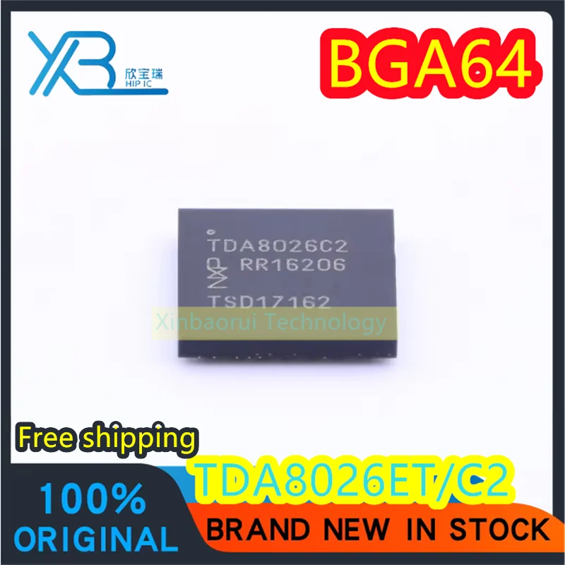 

(1/10pieces) TDA8026ET/C2 TDA8026ET TDA8026 interface chip SMD TFBGA-64 100% new original electronics Free shipping