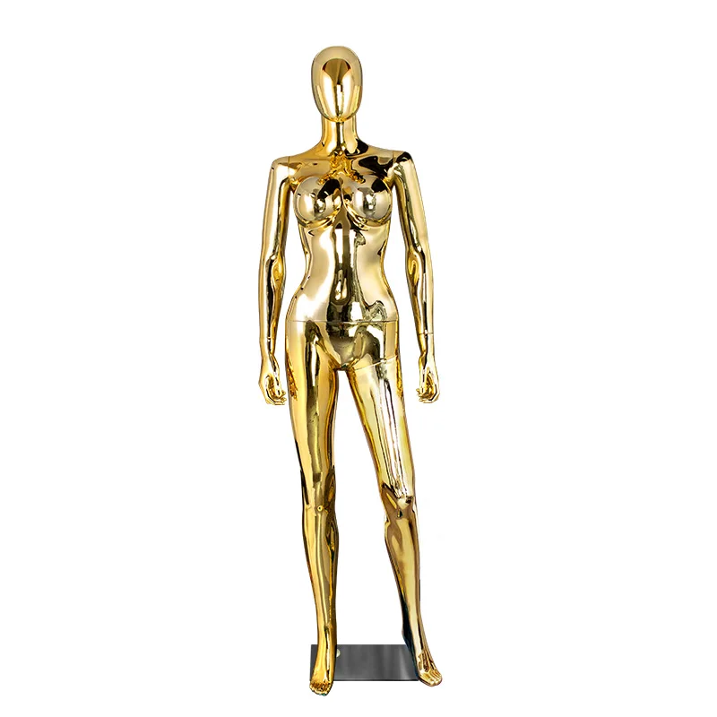 Mannequin Femme Grand Bonnet en Chrome 3