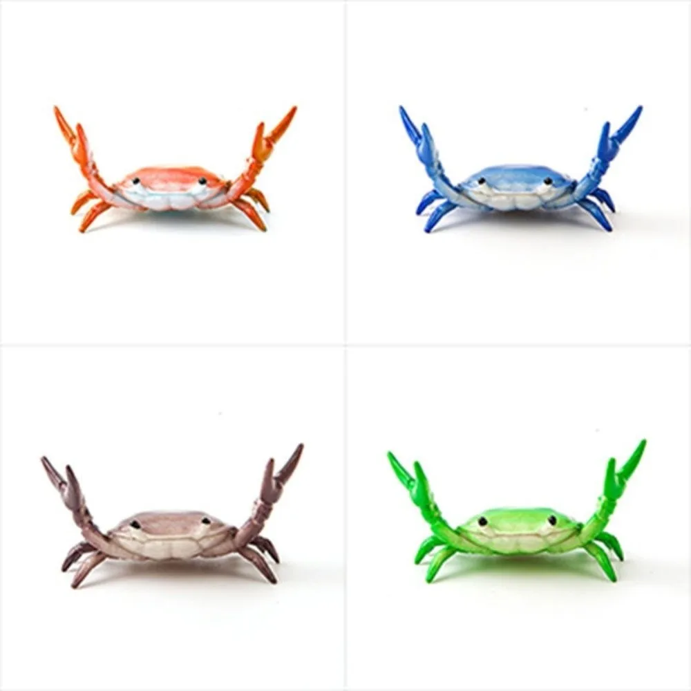 Funny Weightlifting Crabs Pen Holder Crab Desktop Simulation Crab Penholder Desktop Model Holder Function Storage Rack