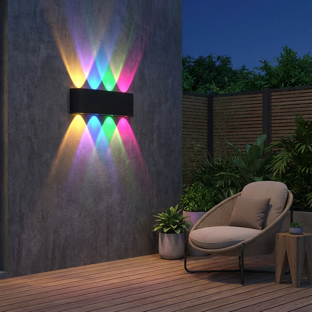4W 6W 8W LED Wall Light Modern Indoor Color Wall Lamp Corridor Living Room Background Bedroom Up And Down Color Decoration Lamp