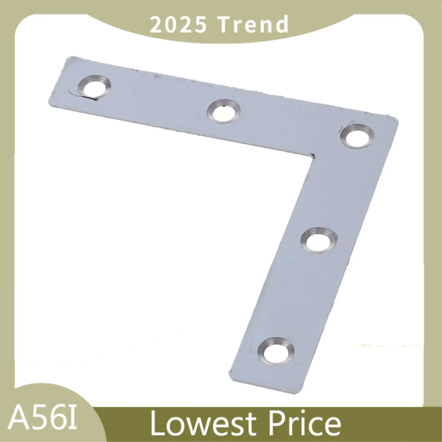 

ABDD 10 Pcs Angle Plate Corner Brace Flat Repair Bracket L Shape 80Mm X 80Mm & T Shape 40Mm X 40Mm