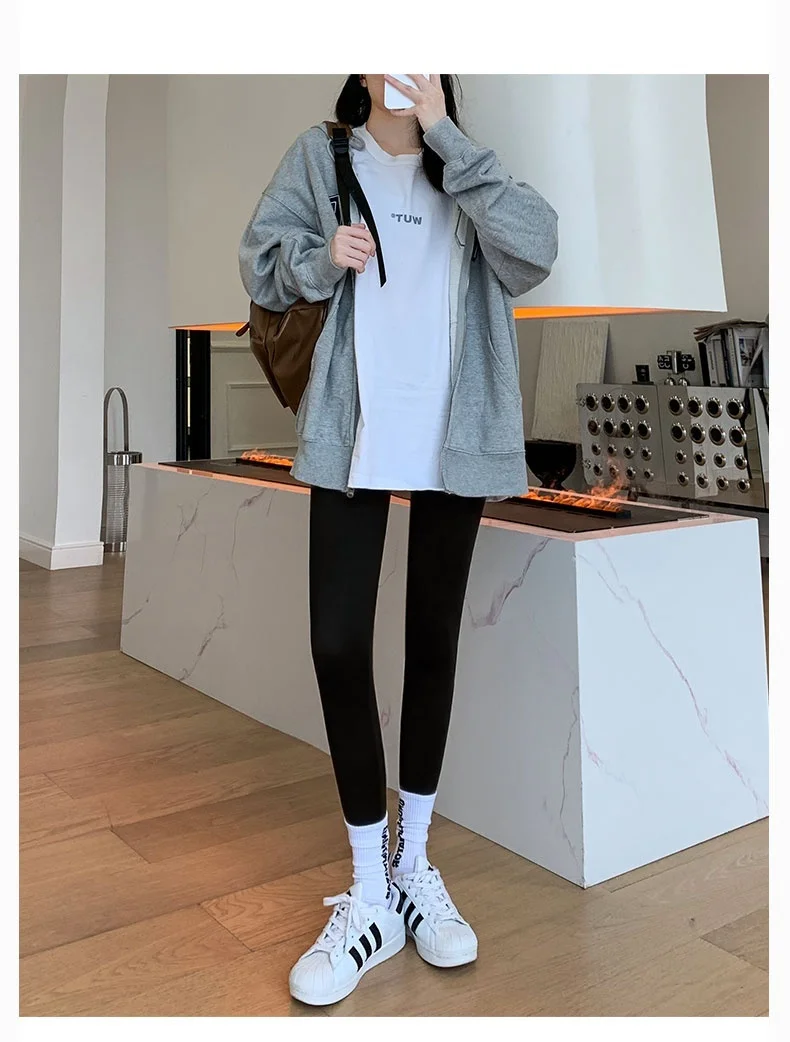 Pantaloni da yoga Ragazze Gamba larga Donna Vacanza Skinny Estate Versatile Irregolare Punk Out Beige All Match Sollevamento Campana Impiombato Neutro