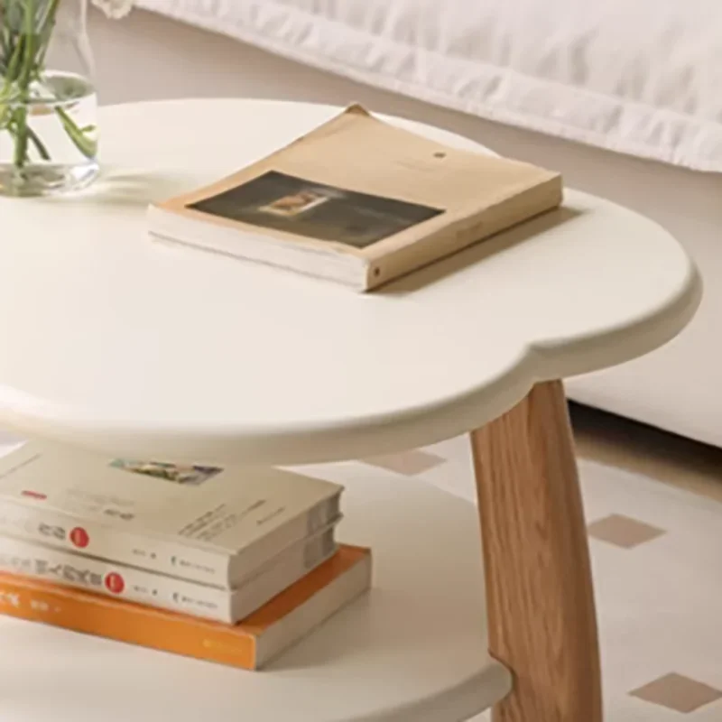 Factory Direct 2026 Unique with Storage Coffee Table Cloud Shape Trendy Modern Bedroom Coffee Table Living Room Kawaii Meuble De