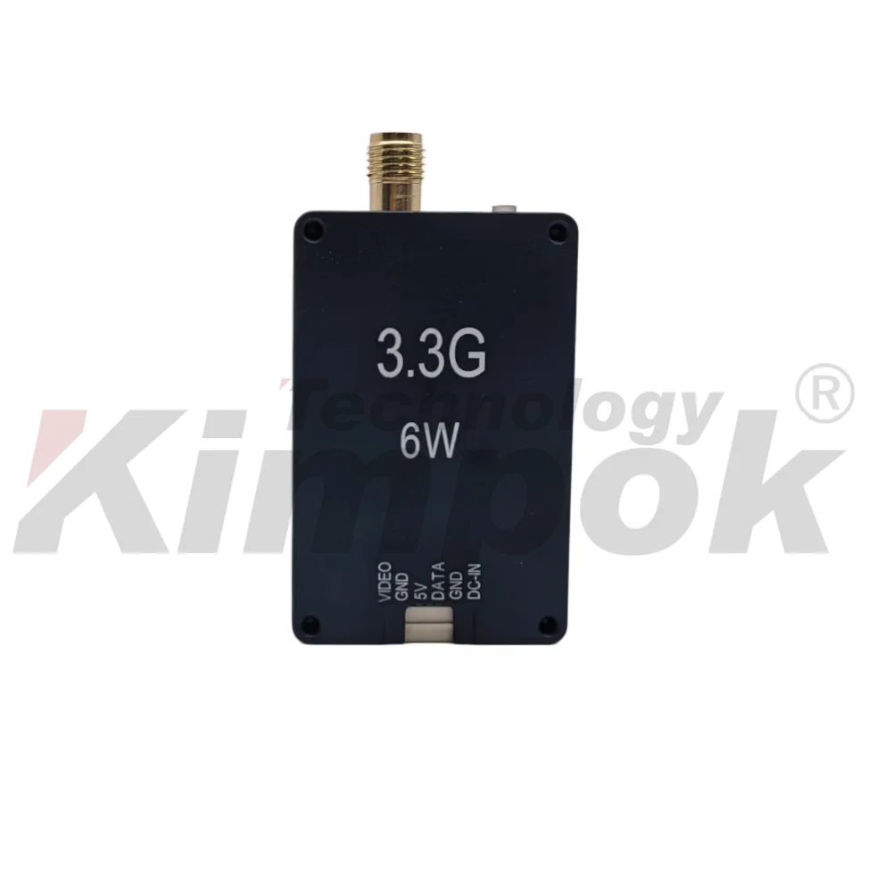 Adjustable frequency 3.3G 6W VTX transmitter head FPV drone model high-definition simulation image transmission transmission spa