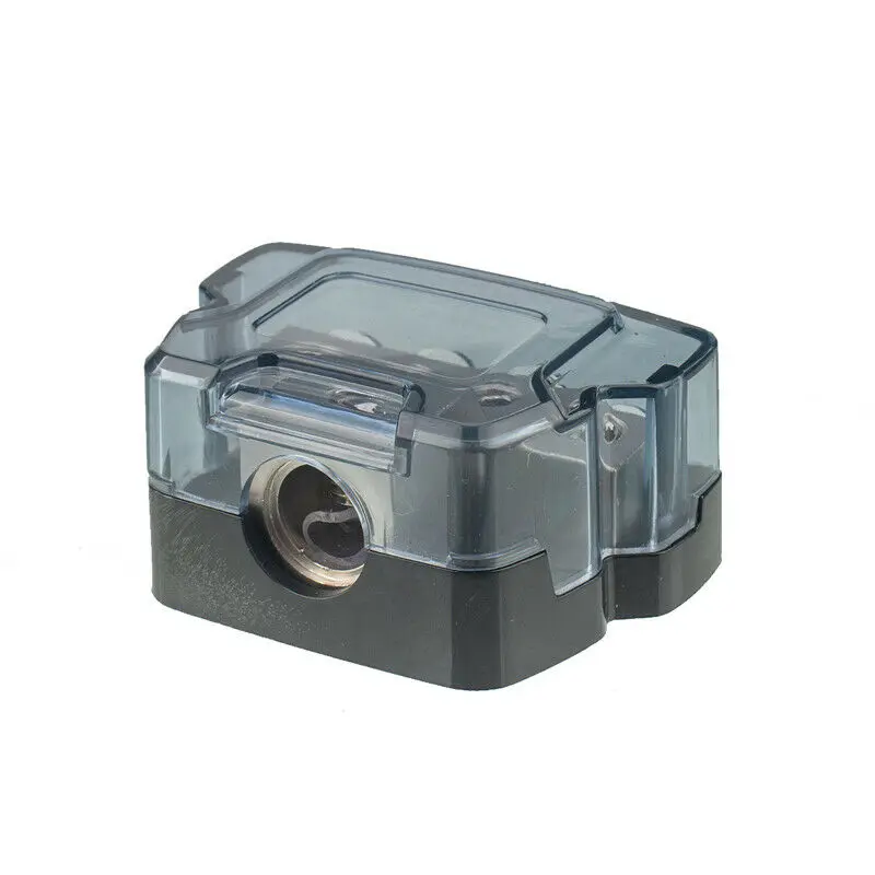 Car Audio Power Fuse Holder/ Distribution/ Block Junction Box 1/0 Gauge In To 4 Gauge Out Electric Wire Connector Accessories