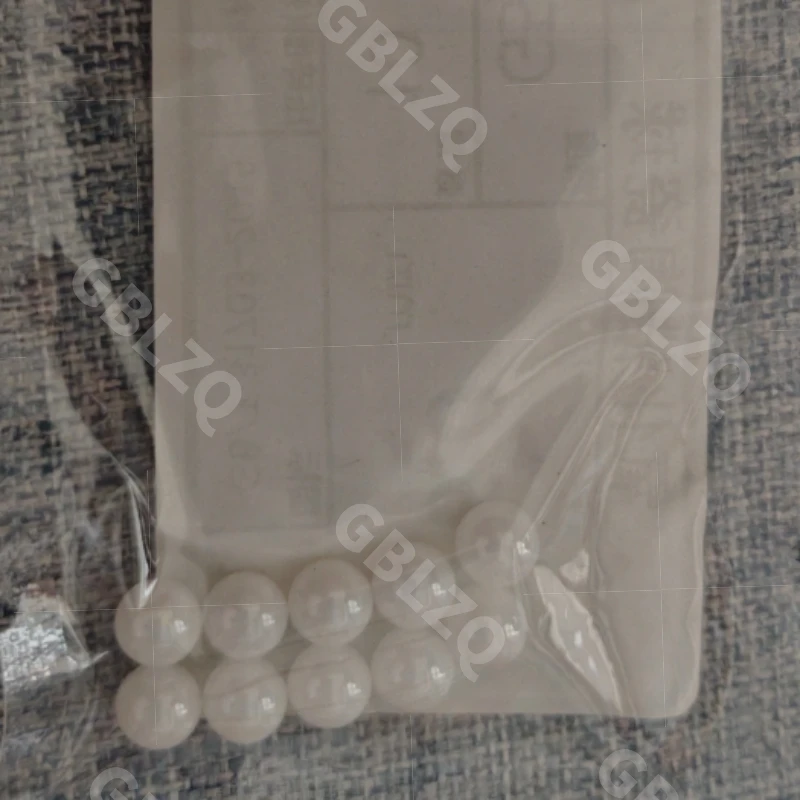 

G5 Zirconia Ceramic Balls ZrO2 Material HV1300 Hardness 1.0-31.75mm for Precision Bearings, Wear/Corrosion-Resistant