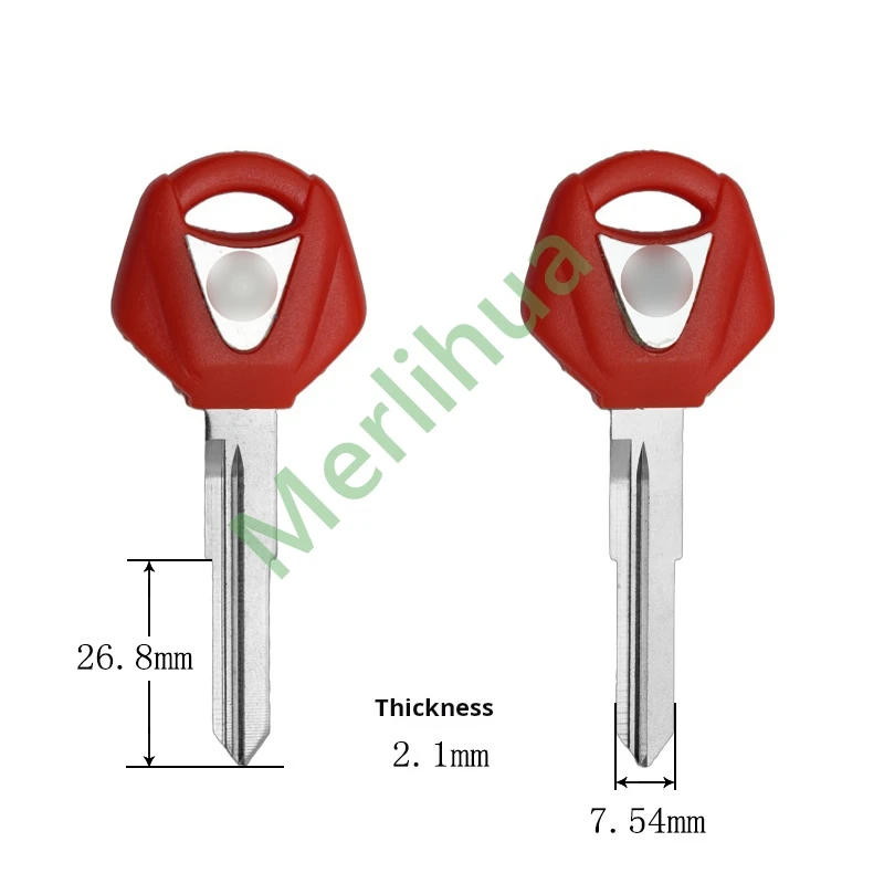 Llave de motocicleta Yamaha, adecuada para: llave de motocicleta en blanco Yamaha r125 r15 r125 r3 mt-25 mt-03 (puede instalar chips)