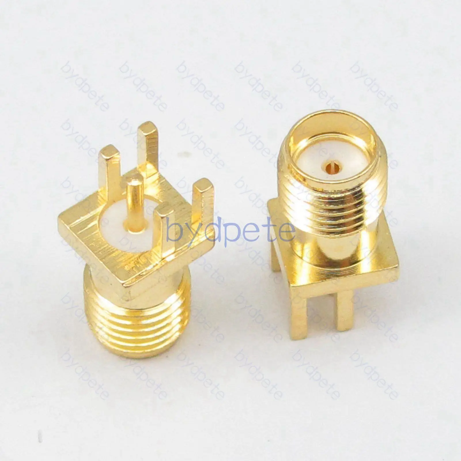 SMA Female Jack Socket PCB Edge Mount Solder 0.62'' RF Connetor Adapter