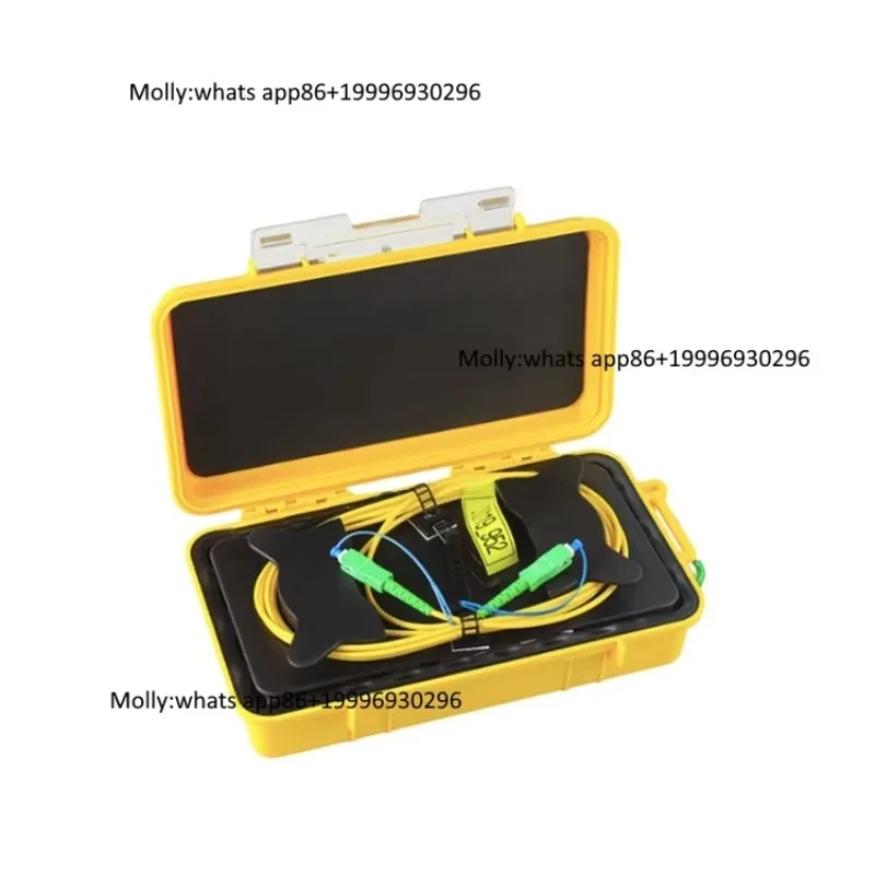 Optical Fiber Test Extension Line Equipment 1KM 2KM multimode sm Fiber Rings sc apc lc upc OTDR Launch Cable Box
