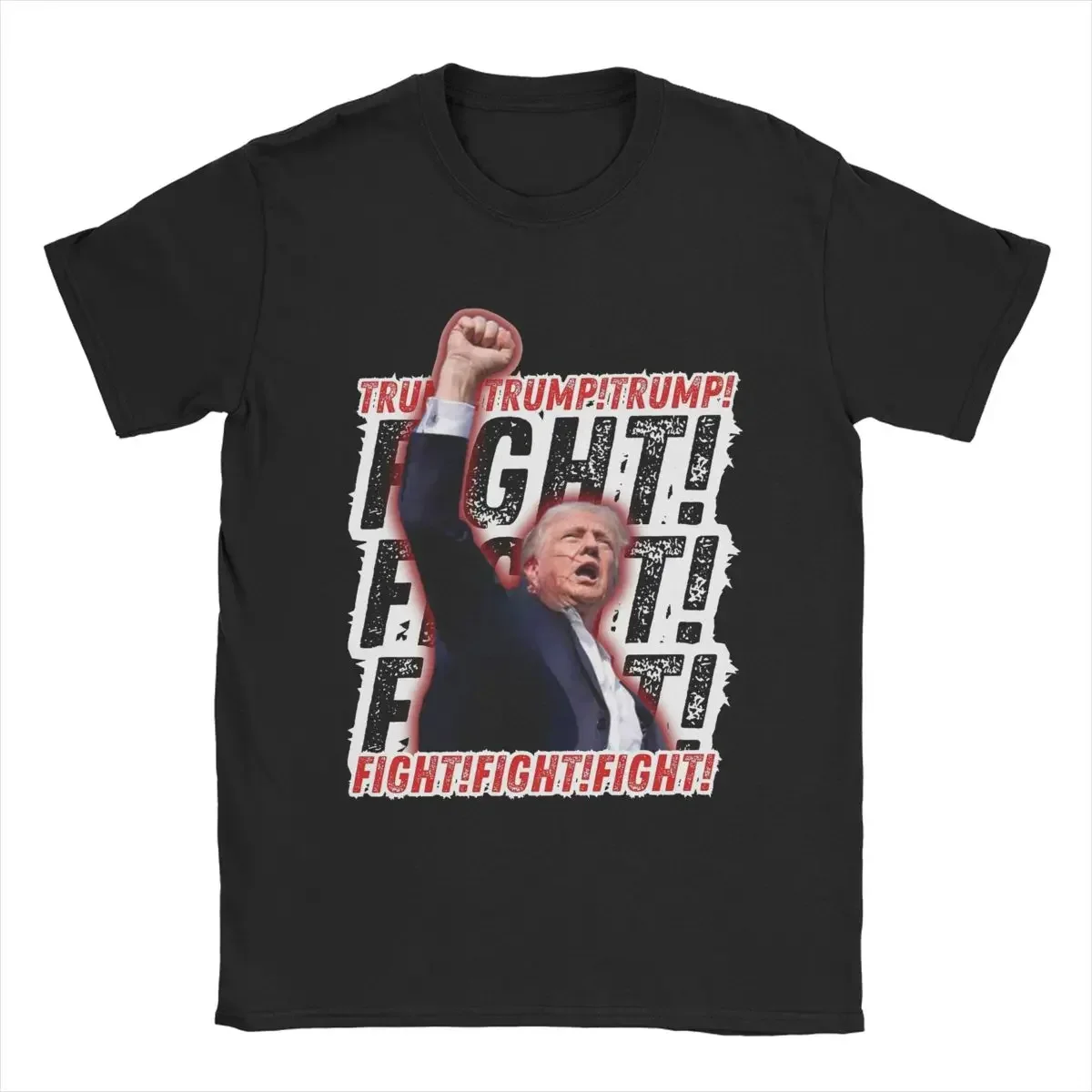 T-shirt en coton Trump Shot pour hommes et femmes, T-shirt, President Corp, Shooting at Trump Rally Clothes, New Arrival, 2024