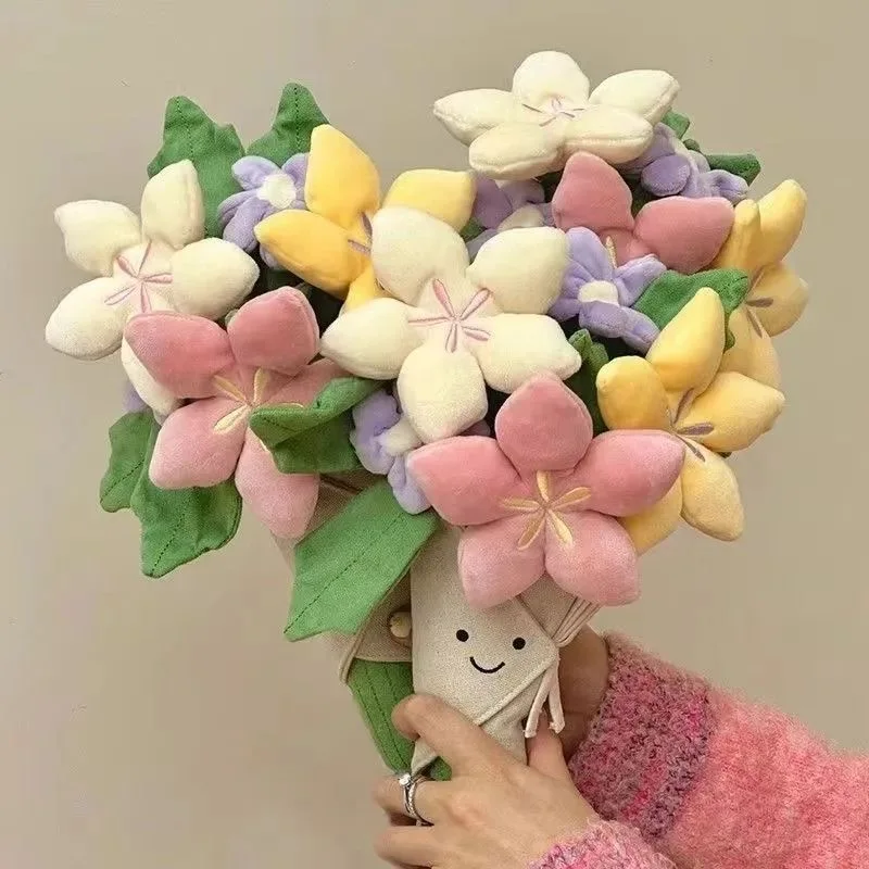 

Eternal Flower Bridal Bouquet Plush Toys Flower Bouquet Plushies Graduation Bouquet Toy Valentine Birtdhay Wedding Party Gift