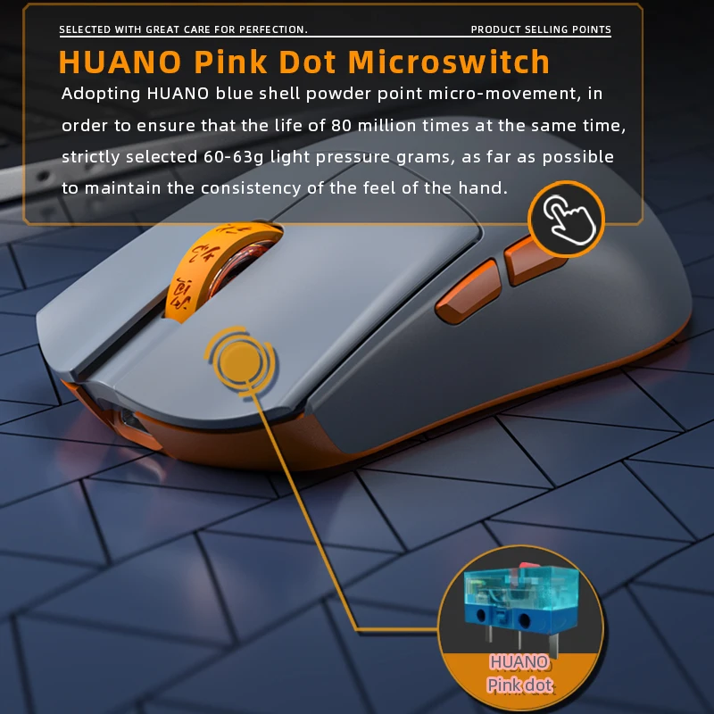 Imagem -06 - Darmoshark-mouse Óptico para Jogos M3spro sem Fio Bluetooth N52840 Pam3395 26000k Dpi Iluminação Rgb para Computador Suporte para pc 4k