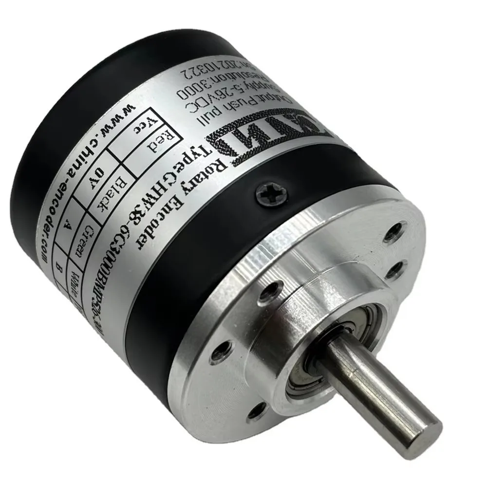 38mm Push-pull Output Metal Wheel Rotary Encoder CALT GHW38 200mm Perimeter Wheel for Industrial Control