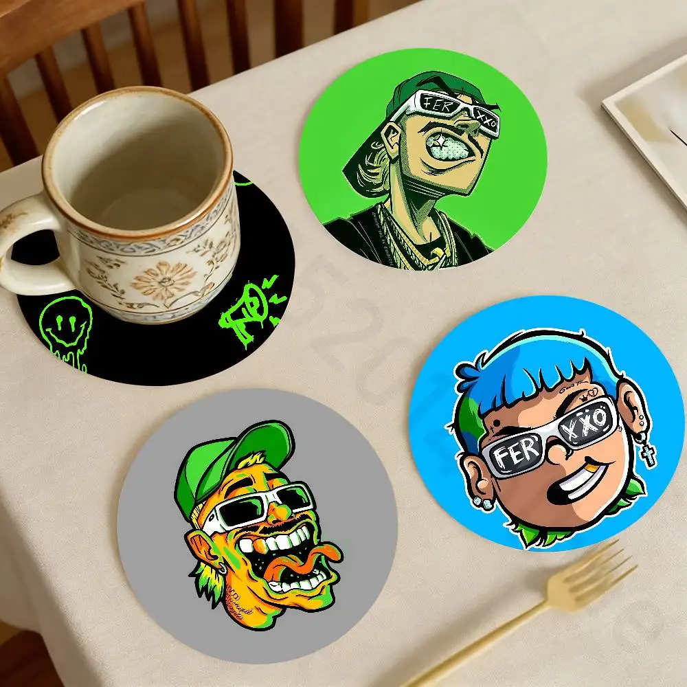 

F-Feid FERXXO Wooden Theme Desktop Heat Mats Home Decor Coffee Mug Coasters For Office Restaurant