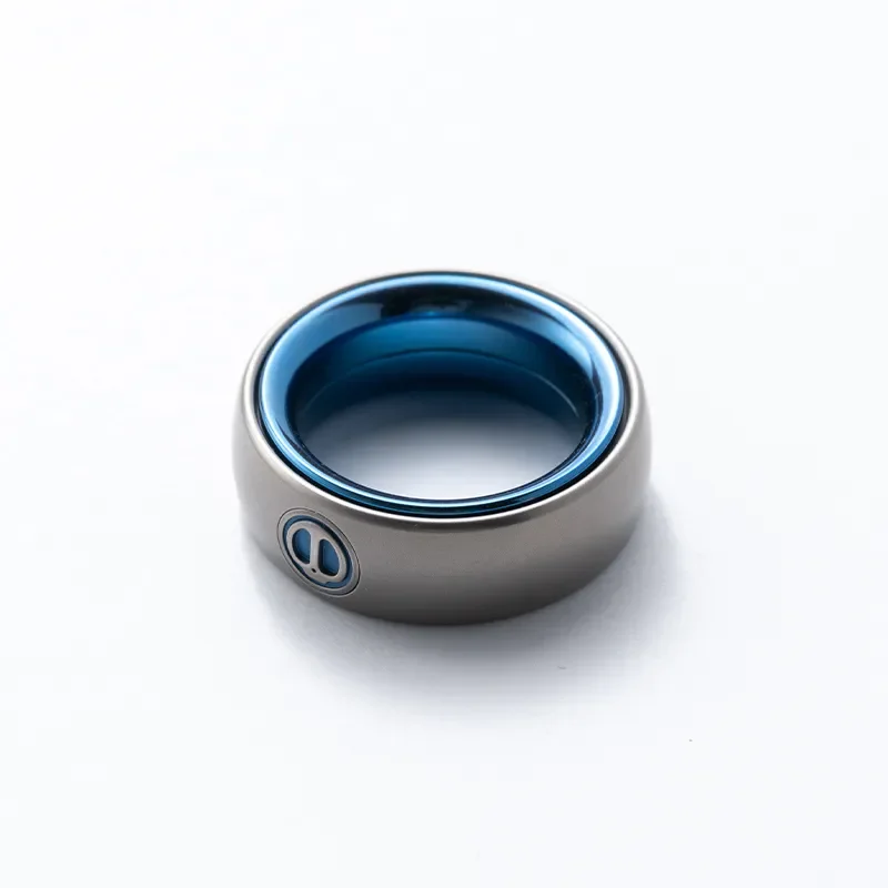 BLUE LAUTIE Link Rod Titanium Blauw Set Spinner Speelgoed Volwassenen Speelgoed Bureau Accessoires Tol Bureauspeelgoed