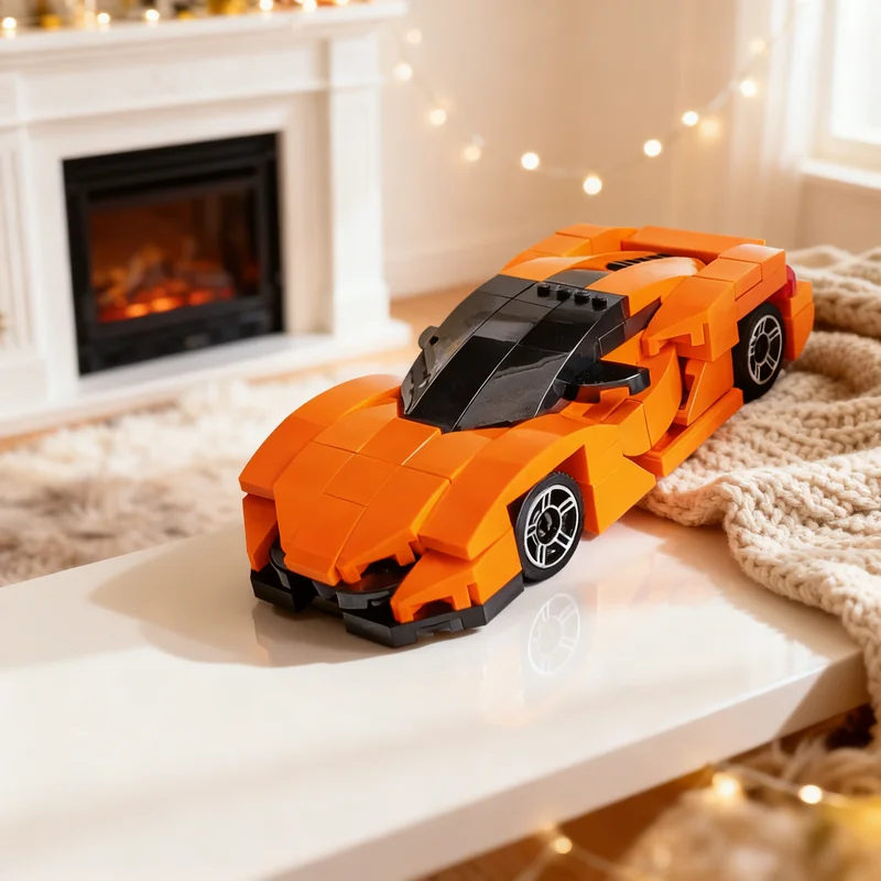 138 pièces MOC minuscule McLarenesd sans colle Champions de ville modèle blocs de construction Architecture jouet cadeaux de noël enfants brique