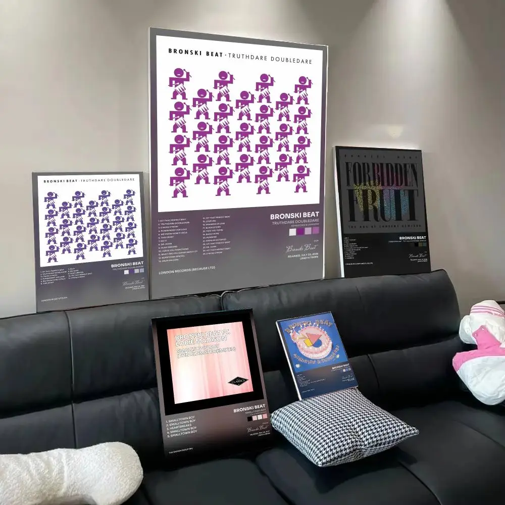 Band B-Bronski Beat Poster Home Wall Decor Artwork Prints for Living Room Bedroom Apartment Decoration