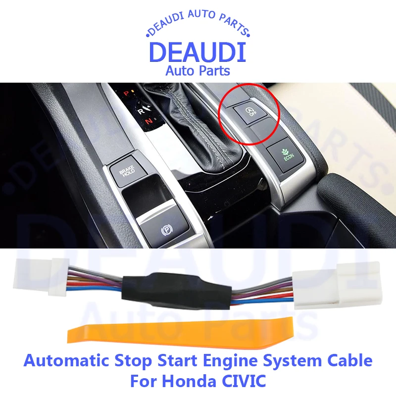 For HONDA 10th 11th CIVIC Car Automatic  Stop Start Engine System Off Drive Park Device Control Sensor Plug Stop Cancel Cable