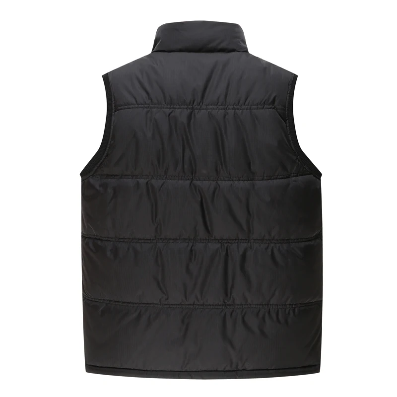 Gilet imbottiti da uomo invernali moda uomo gilet caldi in pile di cotone giacca a vento sportiva da uomo all'aperto abbigliamento senza maniche