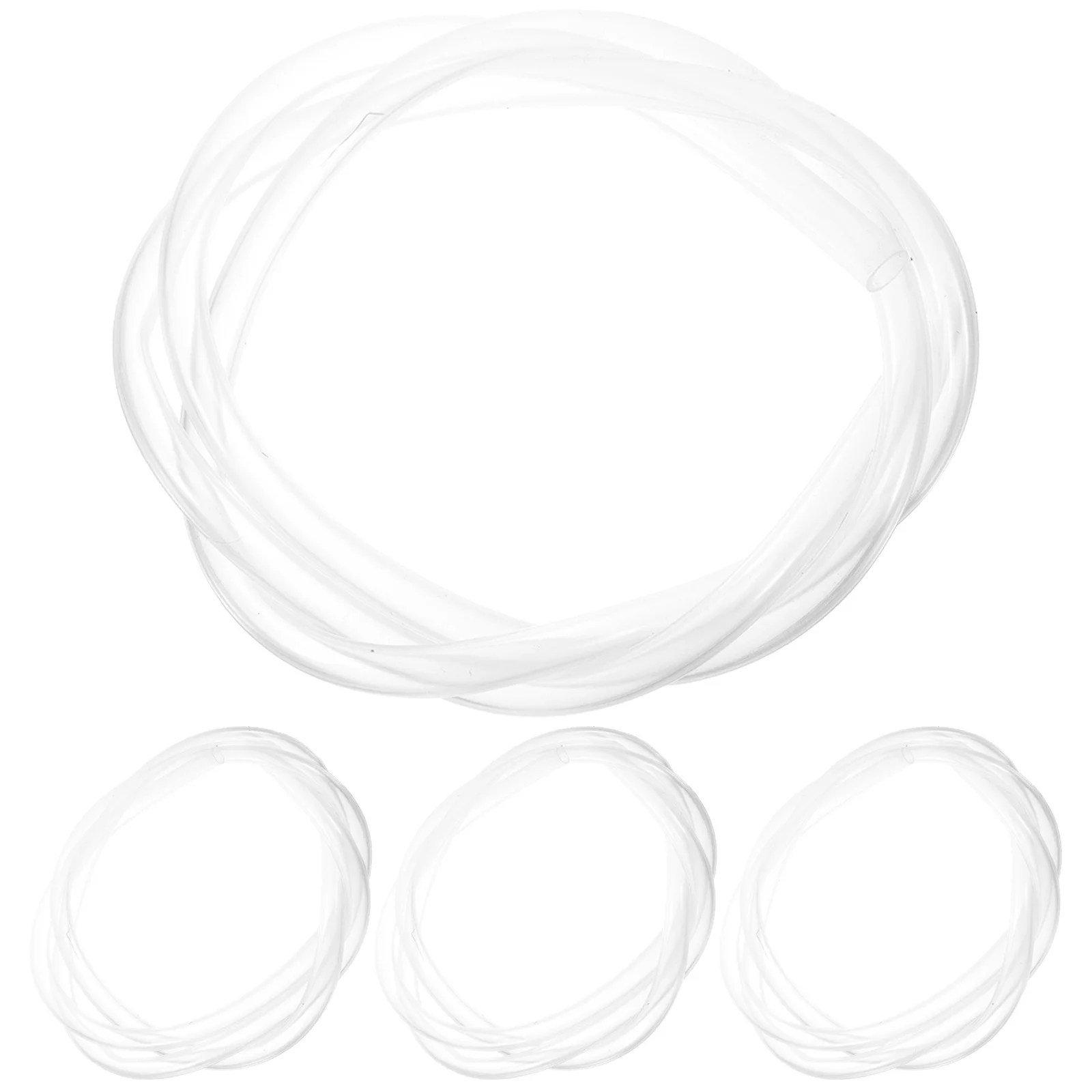 

4Pcs Silicone Tubes Hoses Water Dispenser Replacement Parts Soft Flexible Hose for Water Pump Electric Drinking Bottle Pump