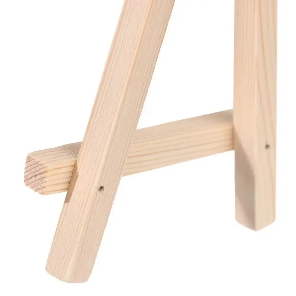 3Pcs Blank Mini Canvas Easel Set 10x10cm Small Tiny Painting Easel Multifunctional Wooden Frame Drawing Decoration Board