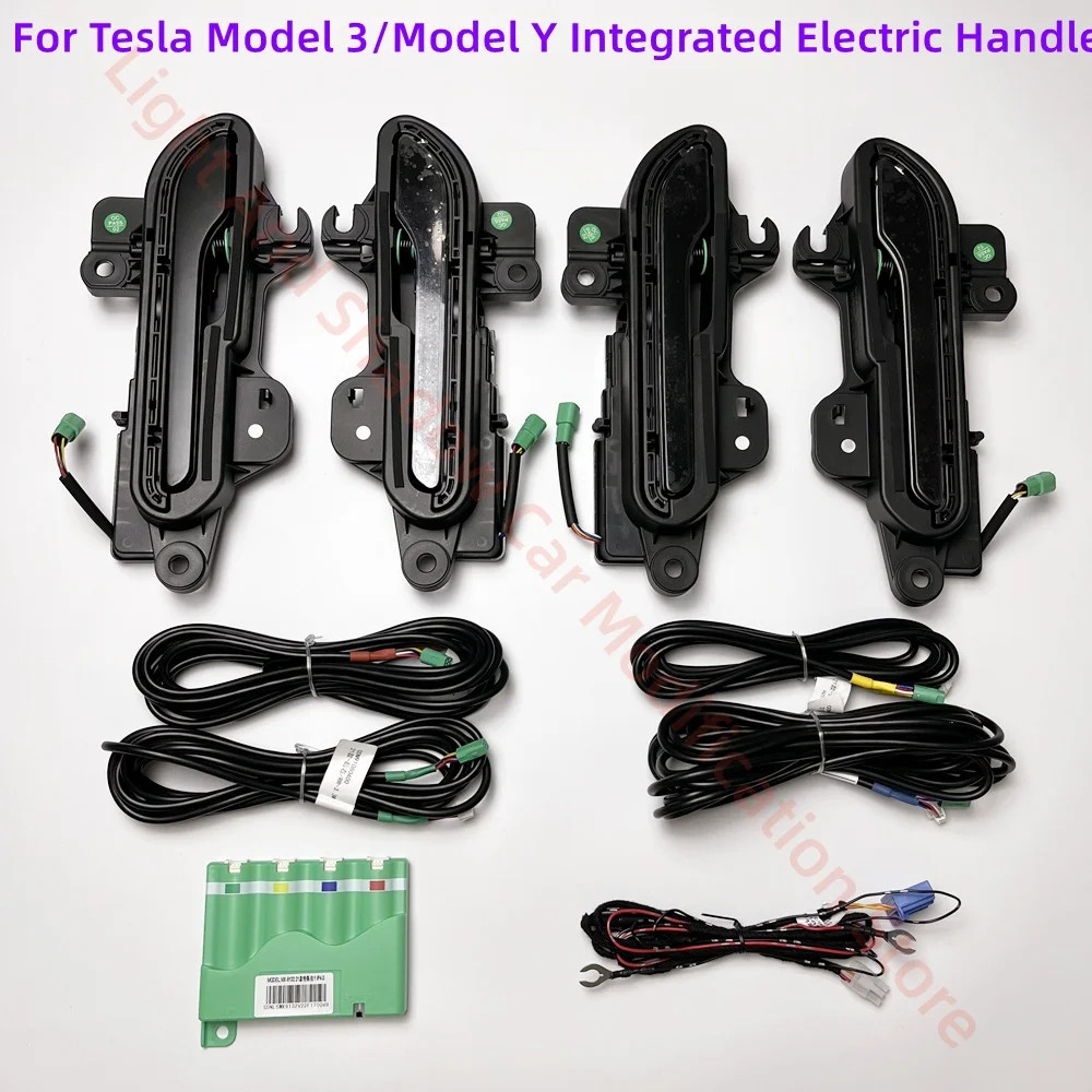 

Автомобильная электрическая дверная ручка для Tesla Model 3 Model Y Интеллектуальное автоматическое открывание внешней ручки Сенсорный дверной переключатель