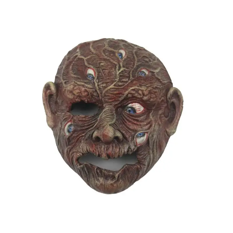 Goblin-Elf-Maske, Ork-Masken, gruselige Dämonenschädel-Monster-Gnome-Latex-Helme, Goblinoid-Kostüm-Requisite für Halloween, Karneval und Partys – Detail 6
