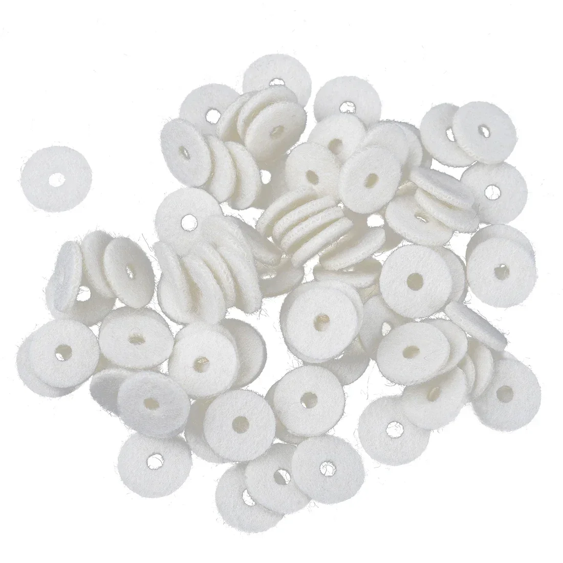 90Pcs Piano Tuning Tools Sets 2mm Thicken Felt Pad Circle Washers Piano Replacement Parts Keyboard Instrument Accessories