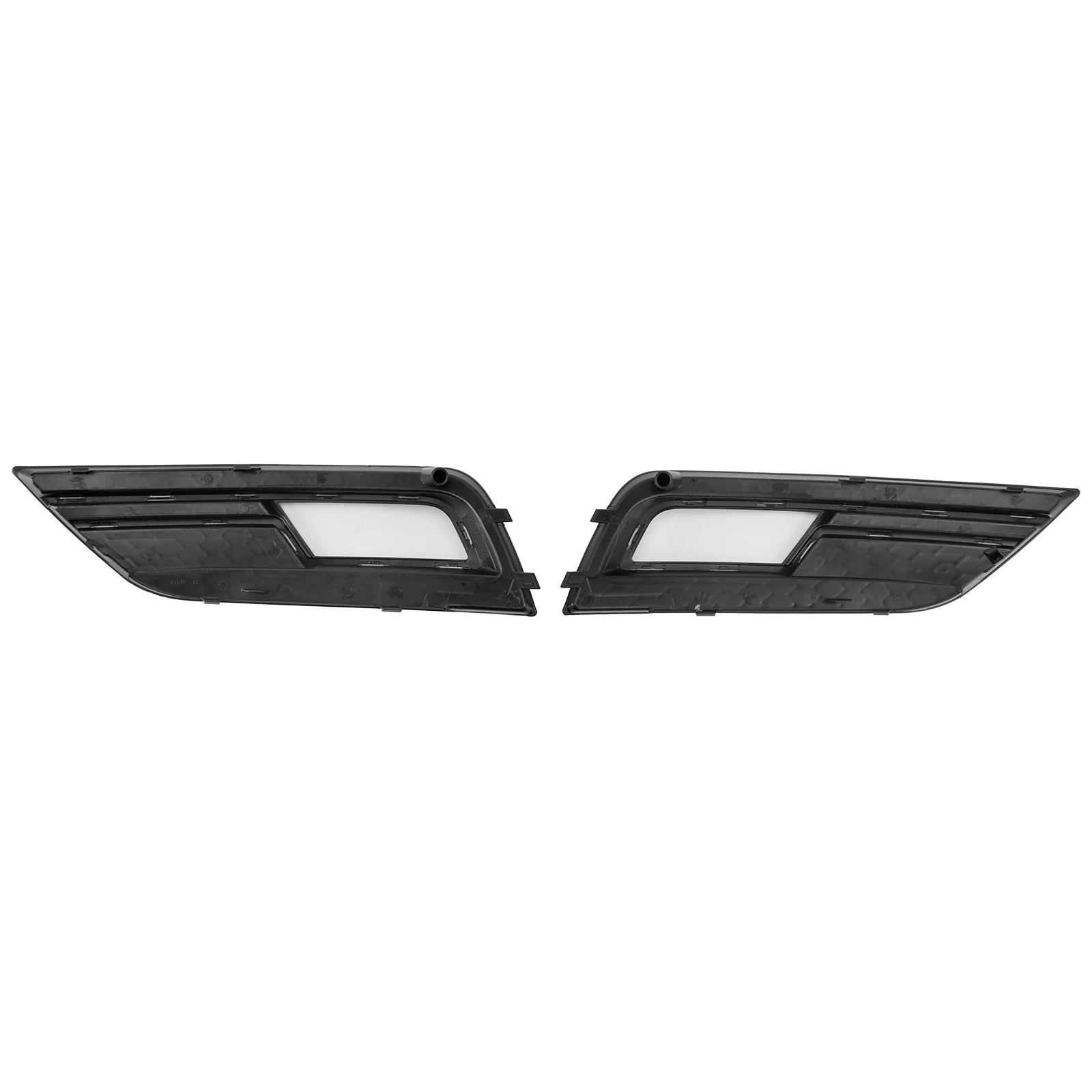 Black Fog Light Cover Grille For Audi A4 B8.5 2013-2015 Standard Bumper 8K0807681K 8K0807682K