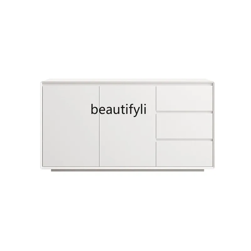 

Sideboard Modern Simple Integrated Wall Storage High Cabinet Solid Wood Side Cabinet Home Storage Living Room Storage