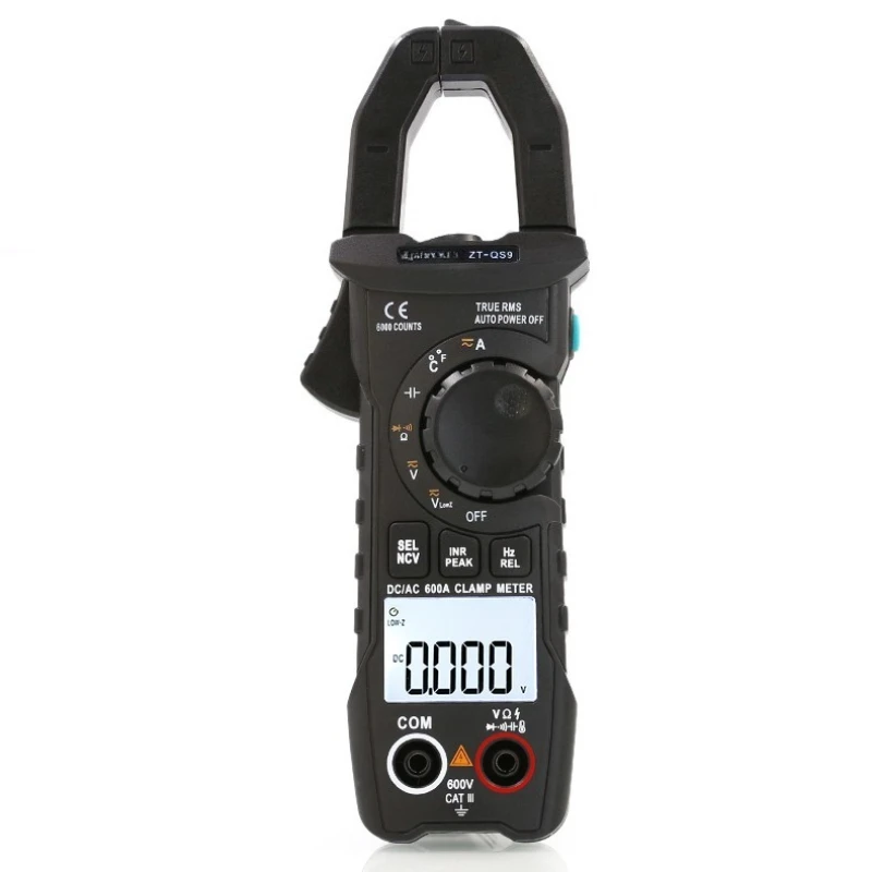 

ZT-QS9 AC and DC electrician digital clamp meter high precision multimeter clamp ammeter capacitance meter