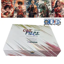 One Piece Cards Luffy Anime Booster Box Rare Anime Playing Game Card Metal Card Children Toy Gift