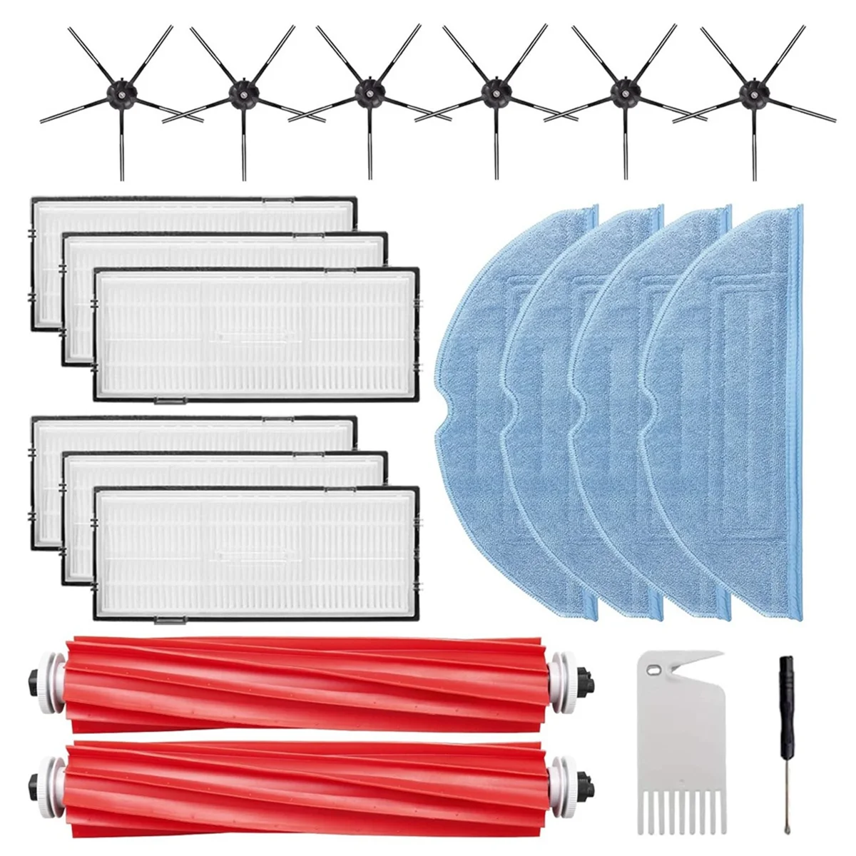 

For Roborock S7 S70 S7Max T7S T7S Plus Robot Vacuum Cleaner Accessories Main Side Brush Hepa Filter Mop Cloth