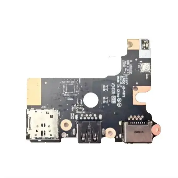 ORIGINAL USB BOARD FOR LENOVO ThinkPad P16s Gen 3 LP630 NS-F871 POWER BUTTON SWITCH BOARD ETHERNET PORT