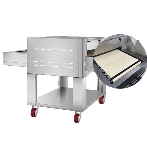 Fast Baking Stone Conveyor Oven 450 Degree Large Capacity Commercial Ovens For Restaurants