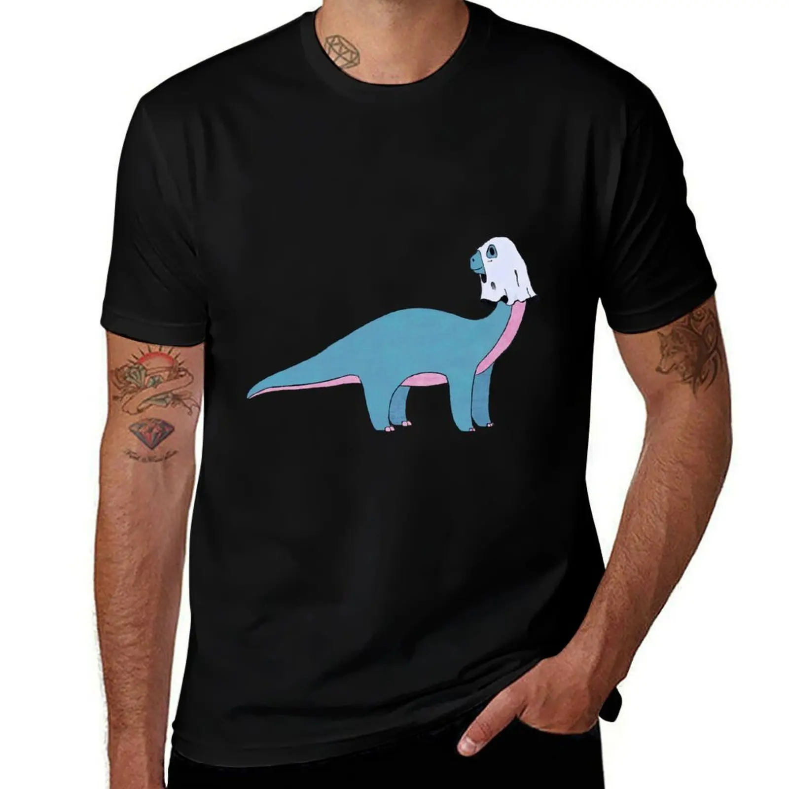 

Spoopy Dippy Cute Dinosaur T-Shirt Fashion Letter Print T-Shirt