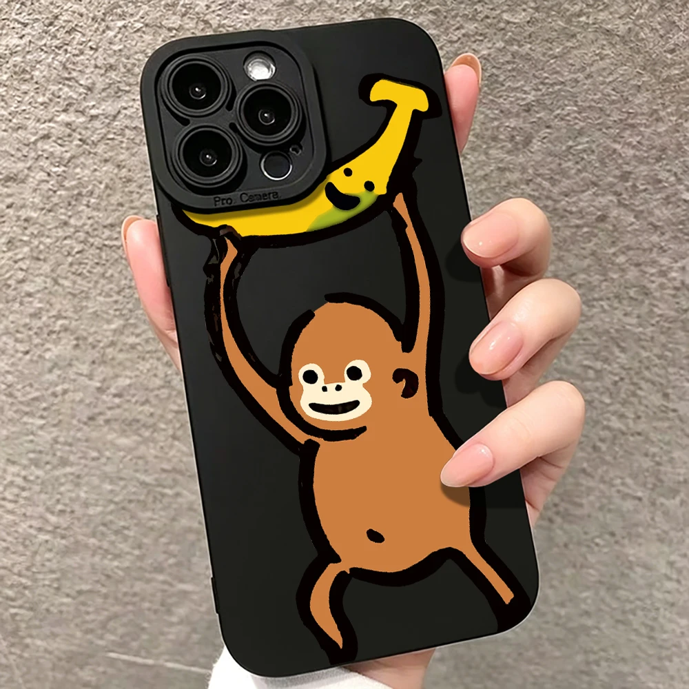 Crazy Banana Monkey Phone Case for Samsung Galaxy S26 S25 S23 S22 NOTE 20 Ultra S22 S25 S24 S23 S26 S21 Plus S24 S23 S21FE Cover