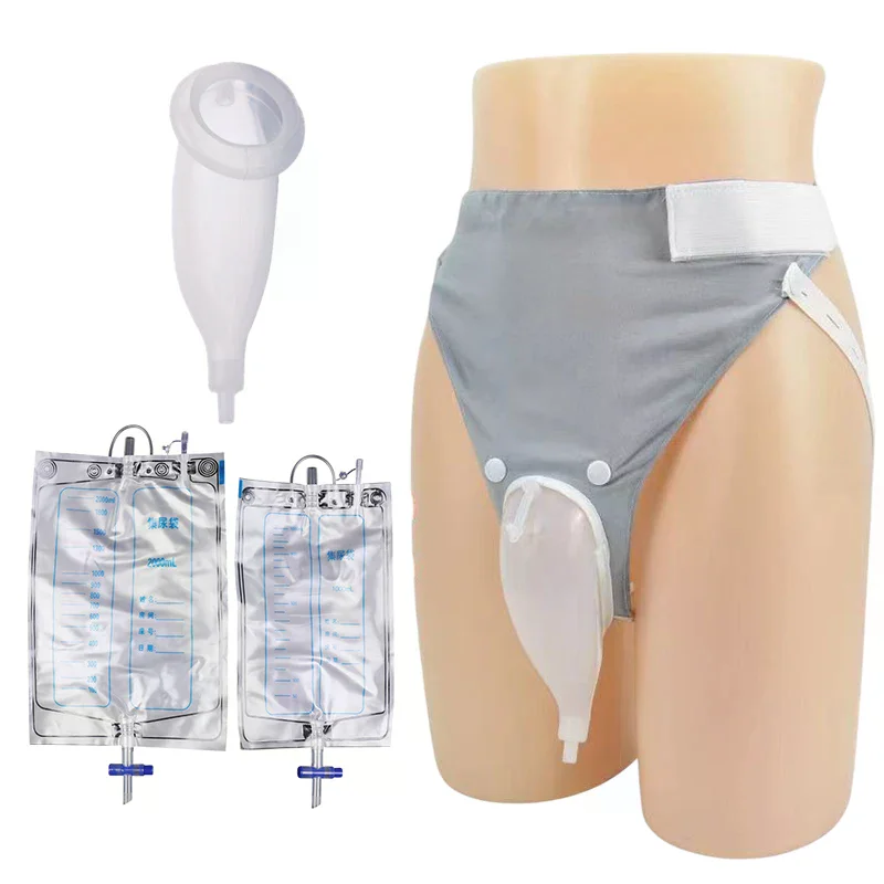 Reusable Hypo-allergenic Men Older Woman Silicone Urine Collector Bags Adults Urinal With Urine Catheter Bags Male Female Toilet