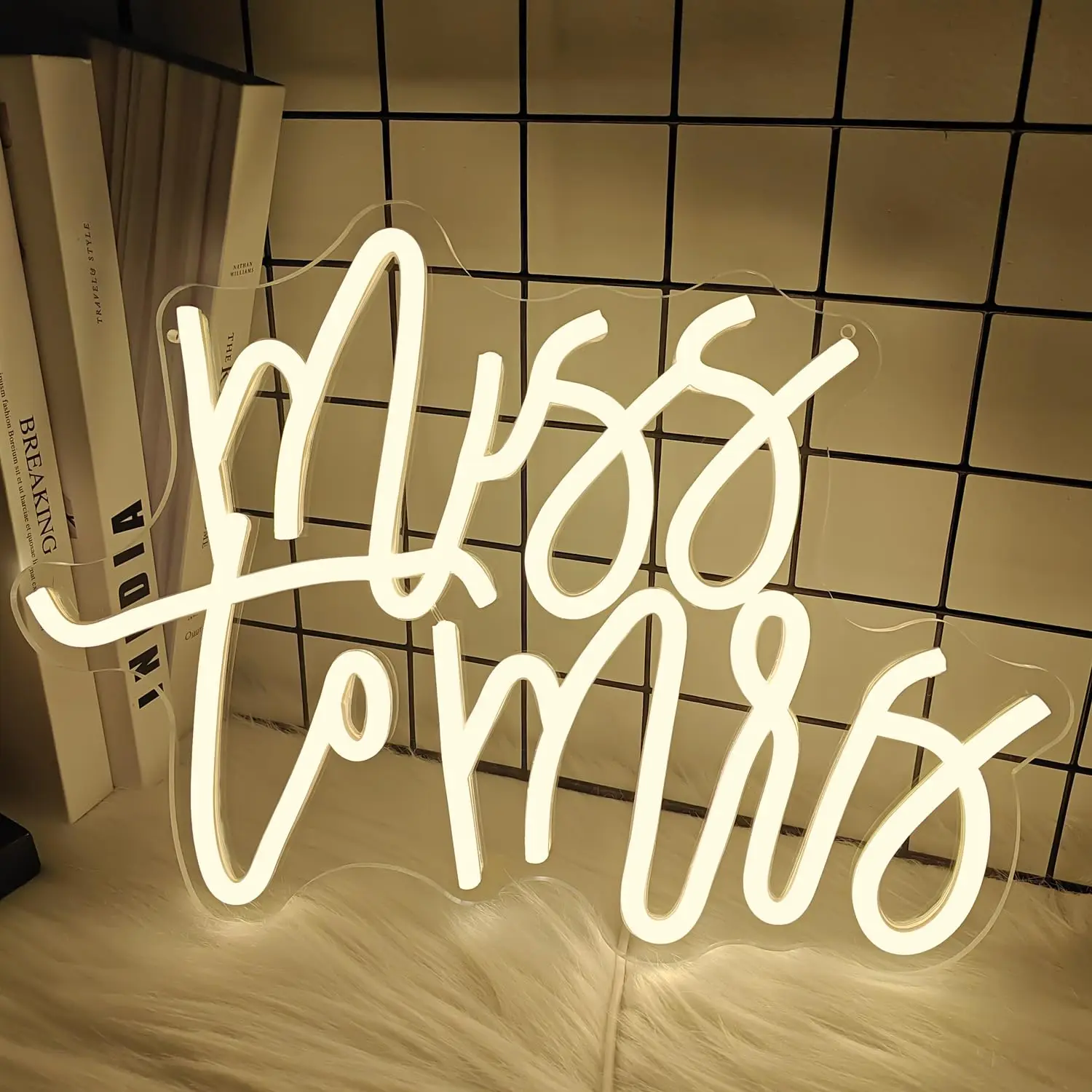 Miss To Mrs Neon Si…