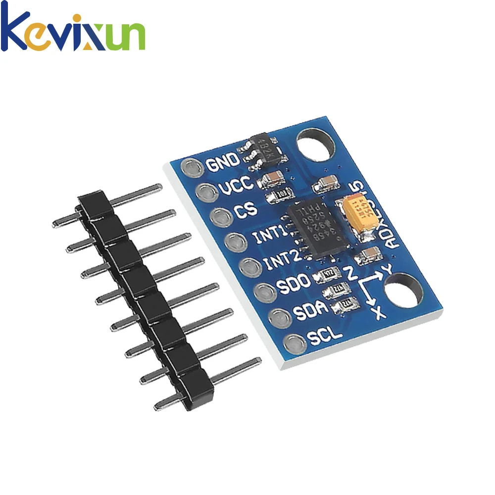 5/10pcs Hot sale  GY-291 ADXL345 Digital triaxial acceleration of gravity inclination Module IIC / SPI transmission For Arduino