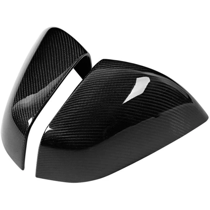 

Car Real Carbion Fiber Side Mirror Cover For Tesla Model X 2016-2020 Rear View Mirror Cover Trim Frame Accessories