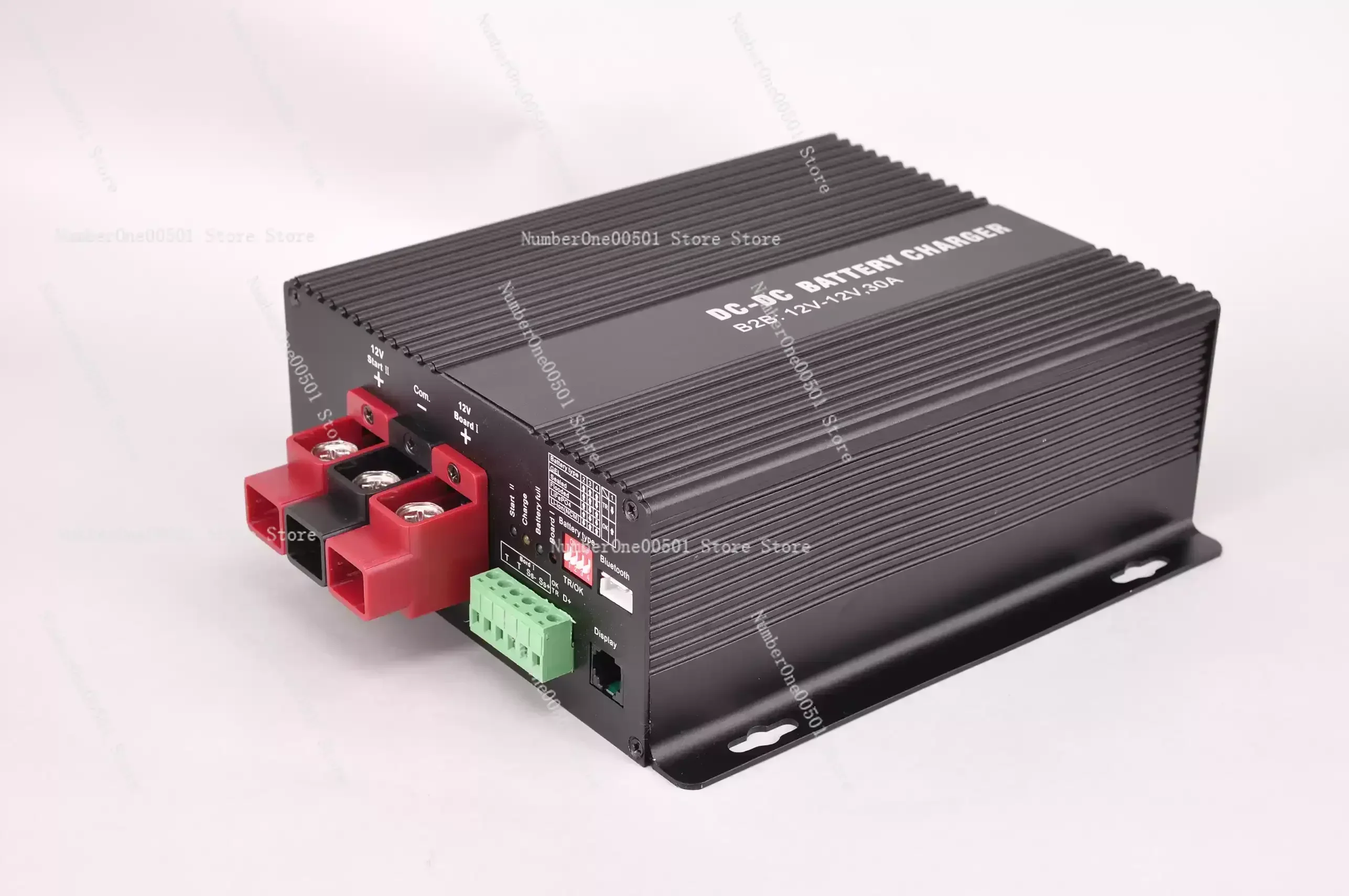 12V 30A DC-DC Battery Charger for RV Dual Battery System with Bluetooth Display LiFePO4 Compatible