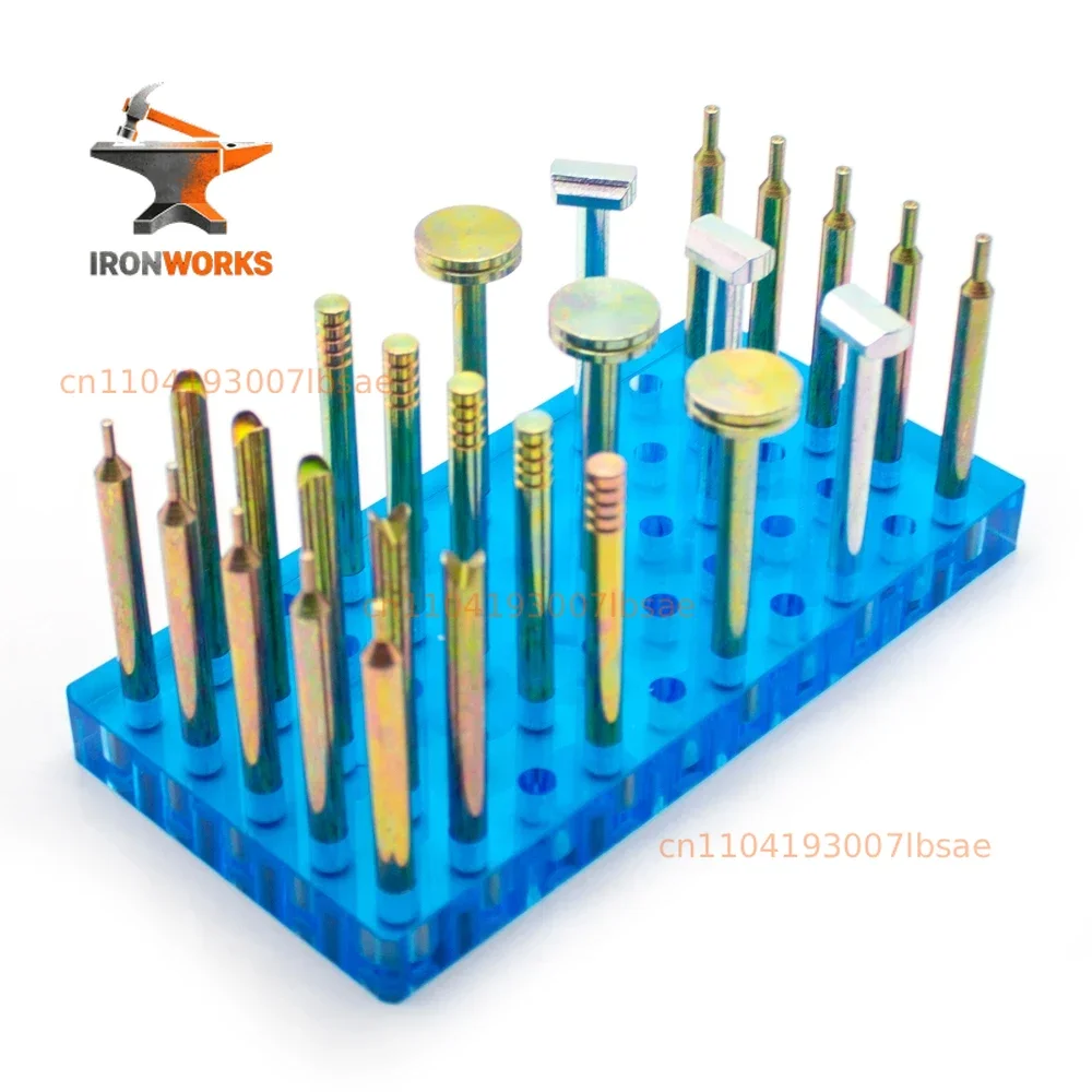 26PCS Hoge Precisie Gem  Set Diameter 6MM Lengte 65MM Compound Edelsteen Dop   Edelsteen