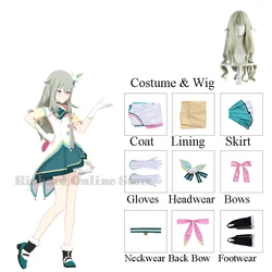 Kusanagi Nene Cosplay Costume Anime Project Sekai Colorful Stage lolita cos pjsk 3rd cos Princess Dress Wig Halloween Clothing