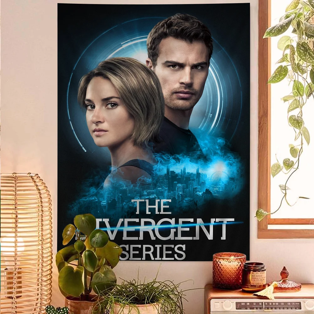 

Divergent Movie Classic Cartoon Tapestry Wall Hanging Decoration Household Home Decor