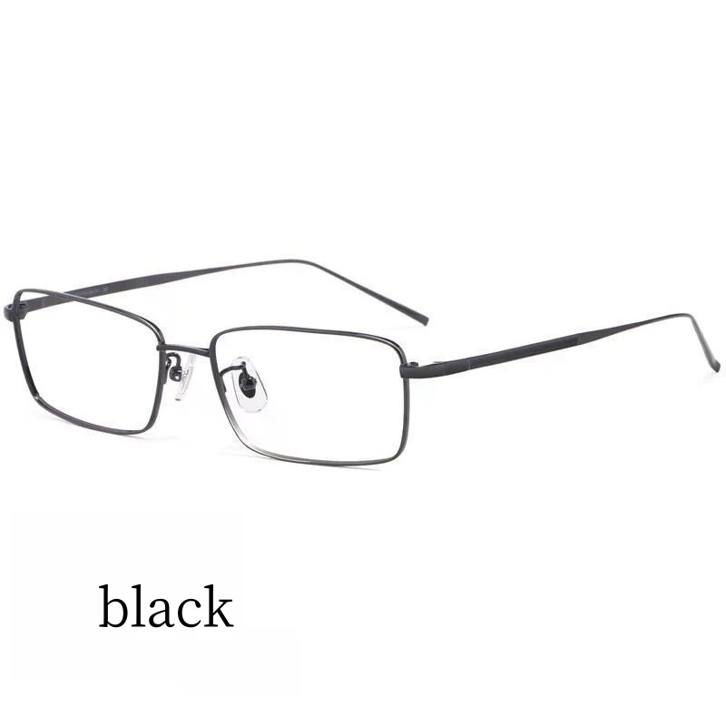 

55mm Optical Glasses Large Size Pure Titanium Frame Prescription Eyeglasses Men Glasses Eyewear for Big Face 10109A