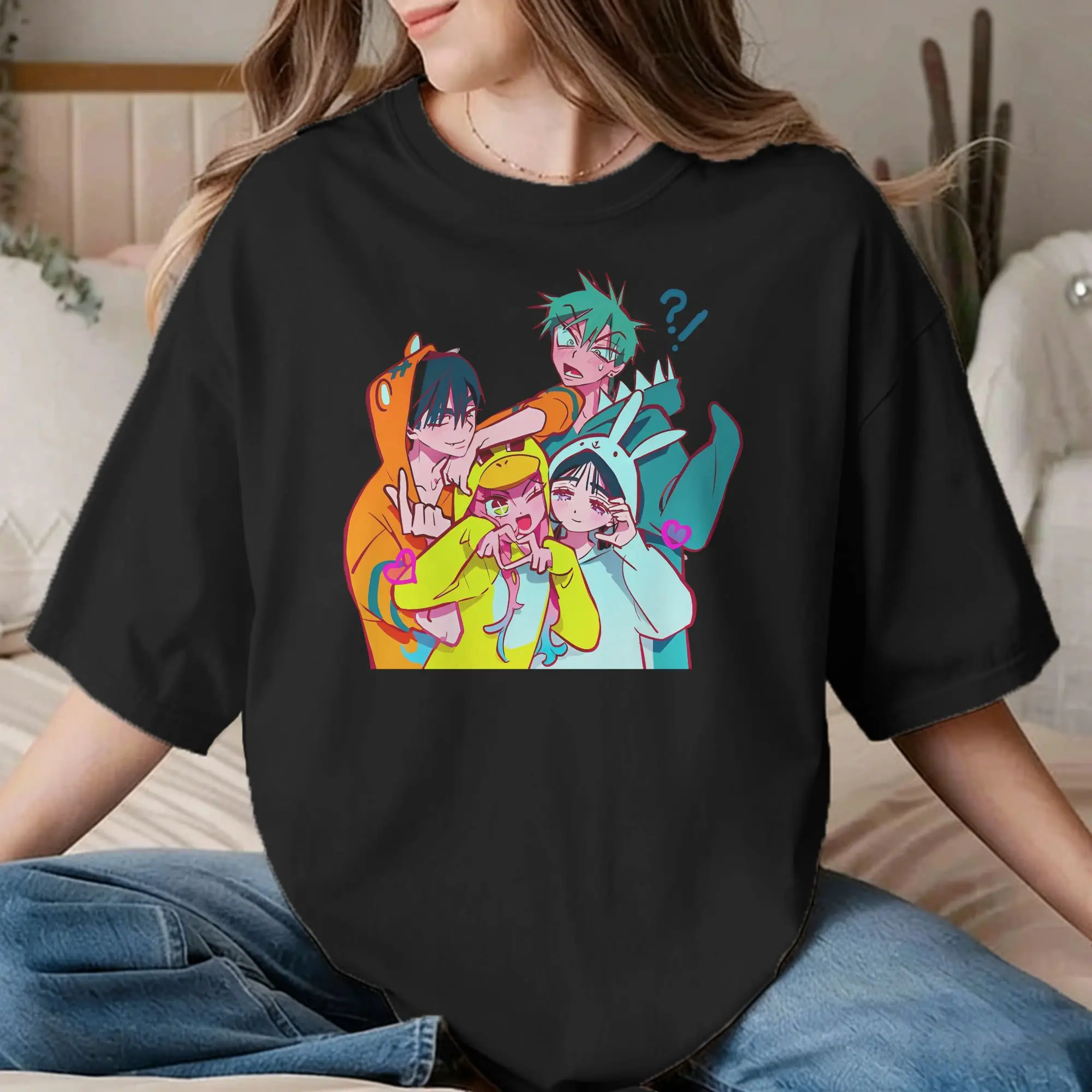 Men Women's Alien Stage T Shirts Mizi Sua Till Ivan Anime Cotton Tops Humor Short Sleeve Round Neck Tees Printing T-Shirts