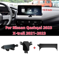 For Nissan Qashqai 2023 X-trail 2021-2023 12.3 inch Screen Gravity Car Phone Holder Air Vent Mount Fixed Navigation Bracket Base