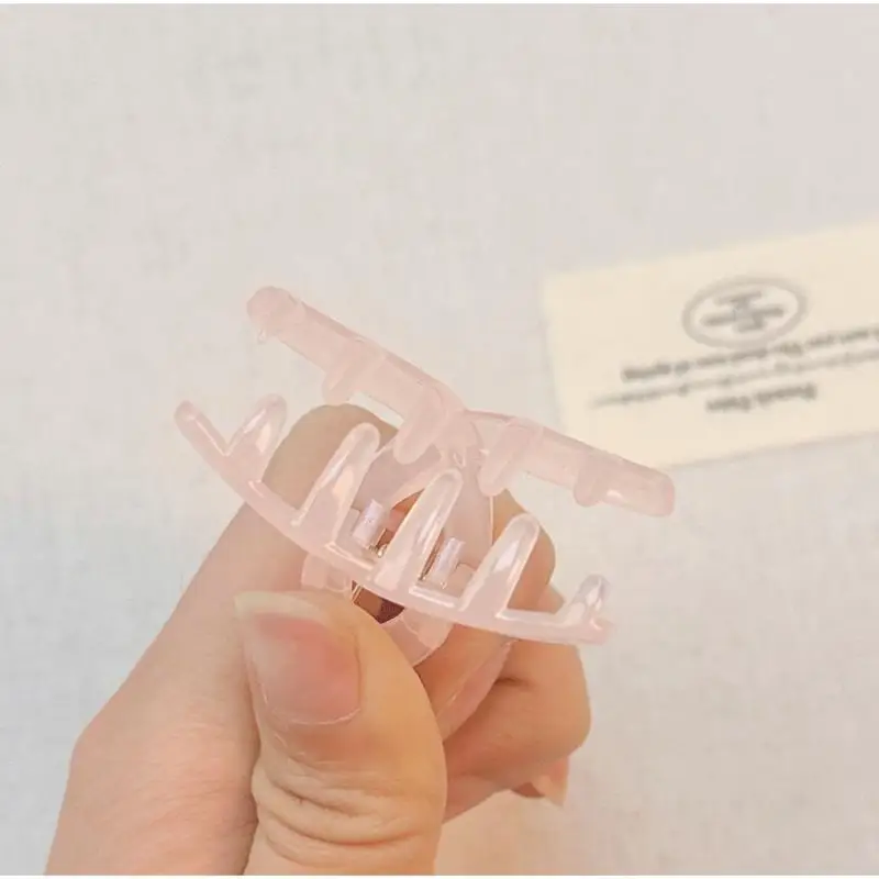 10 Stück 4CM Mini-Haarspangen in Jelly-Farben für Mädchen und Kinder, süße Haarspangen, kleine Pferdeschwanz-Haarspangen, Haifischklammern – Detail 7